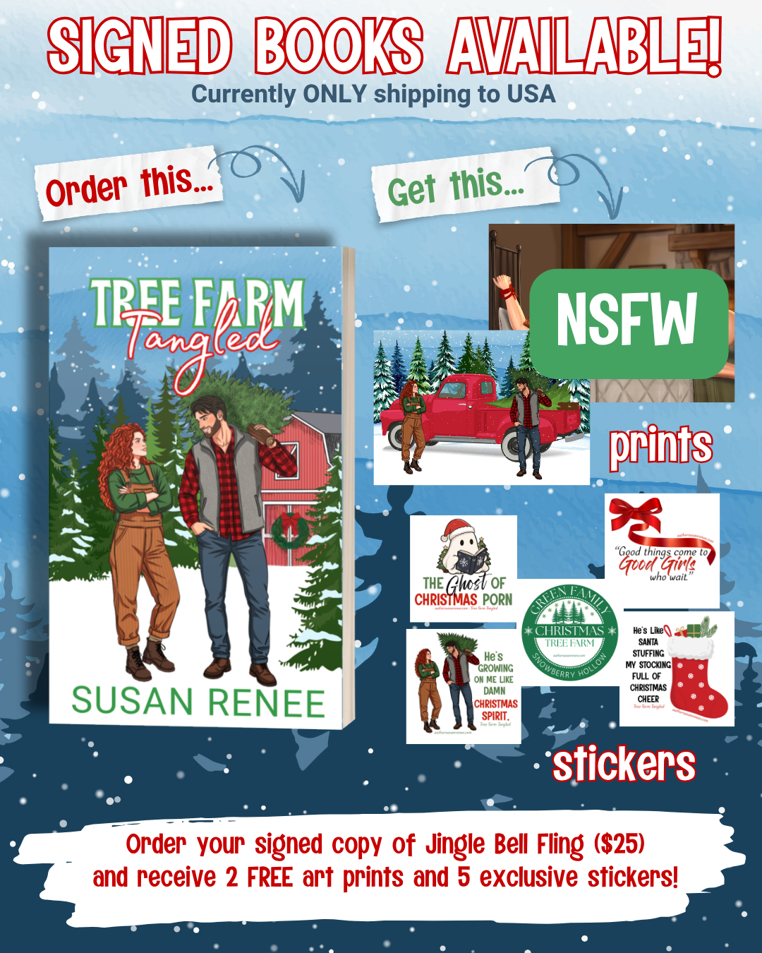 Tree Farm Tangled Signed Paperback Bundle